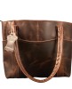 Madosh Genuine Leather Brown Tote Bag Messenger Bag Ladies Purse Crossbody Shoulder Satchel Handbag